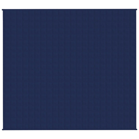 Vidaxl verzwaringsdeken 200x230 cm 13 kg stof blauw