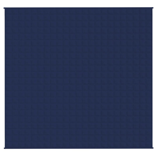 Vidaxl verzwaringsdeken 220x230 cm 15 kg stof blauw