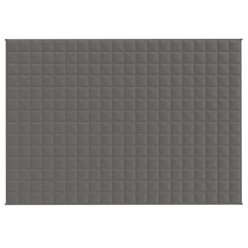 Afbeelding laden in galerijviewer, Vidaxl verzwaringsdeken 135x200 cm 10 kg stof grijs
