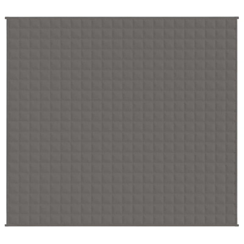 Afbeelding laden in galerijviewer, Vidaxl verzwaringsdeken 200x220 cm 13 kg stof grijs
