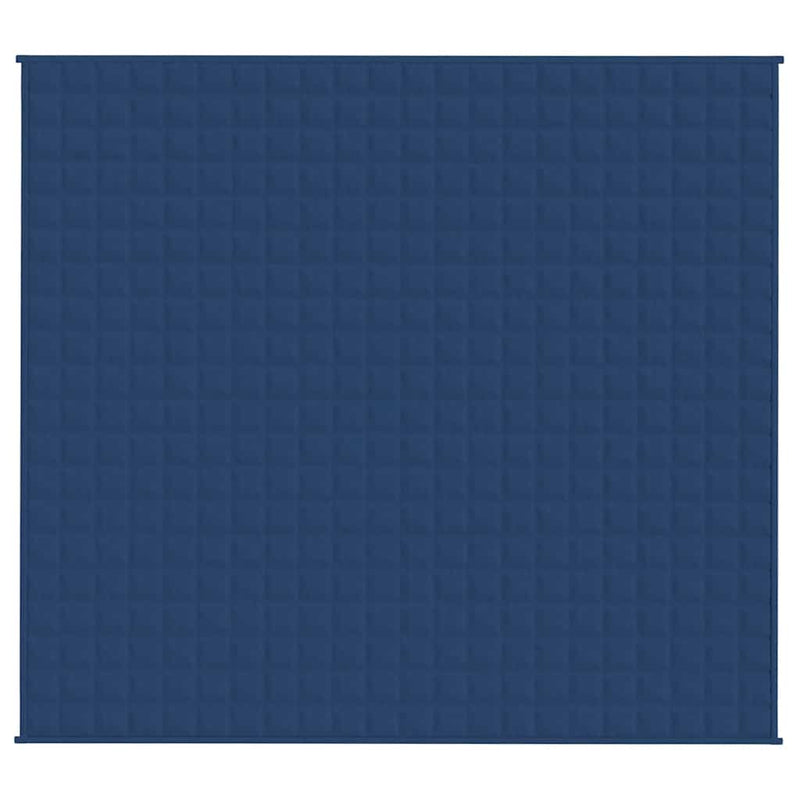 Afbeelding laden in galerijviewer, Vidaxl verzwaringsdeken 200x230 cm 9 kg stof blauw

