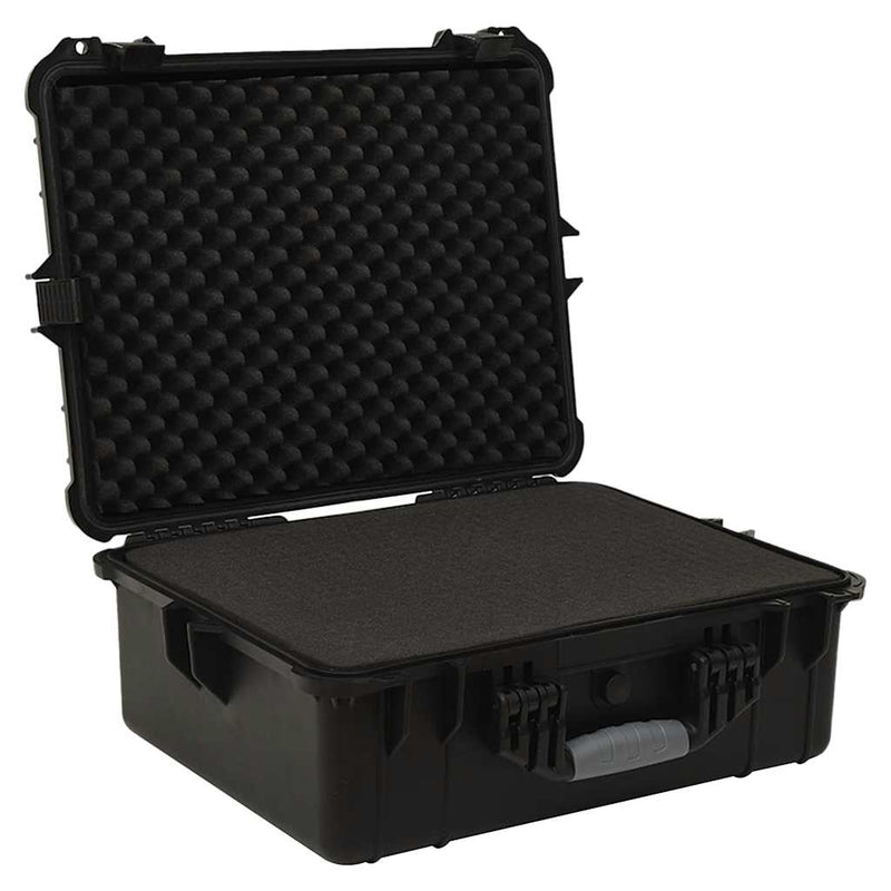 Afbeelding laden in galerijviewer, Vidaxl flightcase draagbaar 55x43x21 cm pp zwart
