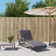 Vidaxl strandhanddoeken 2 st 400 g m² 75x200 cm stof antracietkleurig