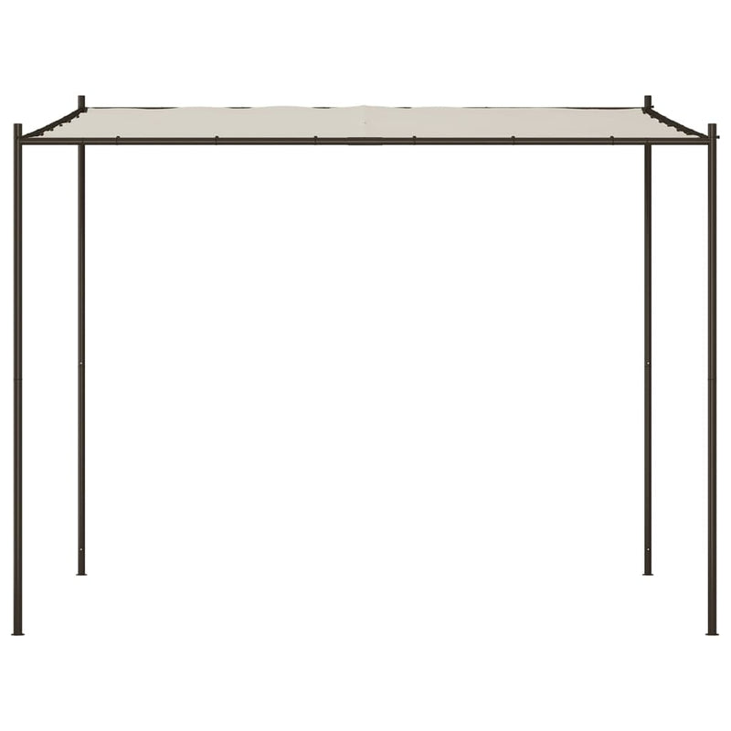 Afbeelding laden in galerijviewer, Vidaxl prieel 3x3 m 180 g m² stof en staal wit
