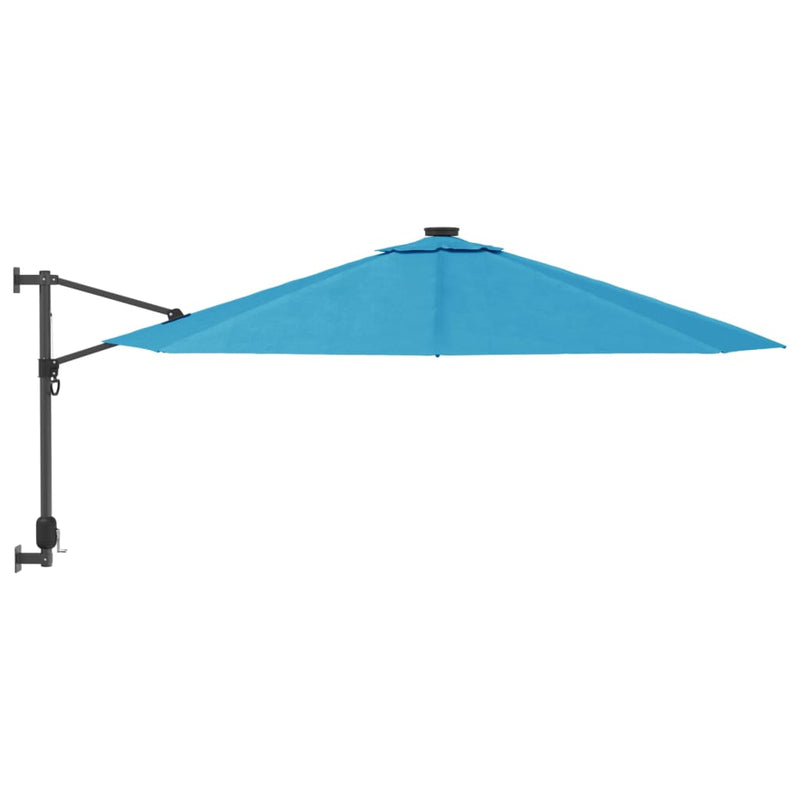 Afbeelding laden in galerijviewer, Vidaxl wandparasol 290 cm zeeblauw
