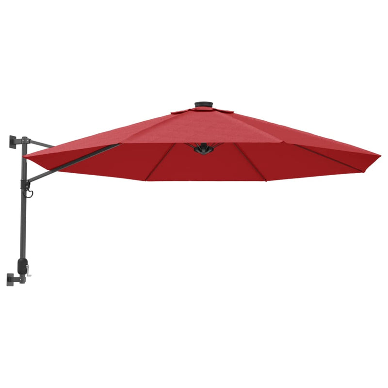 Afbeelding laden in galerijviewer, Vidaxl wandparasol 290 cm felrood

