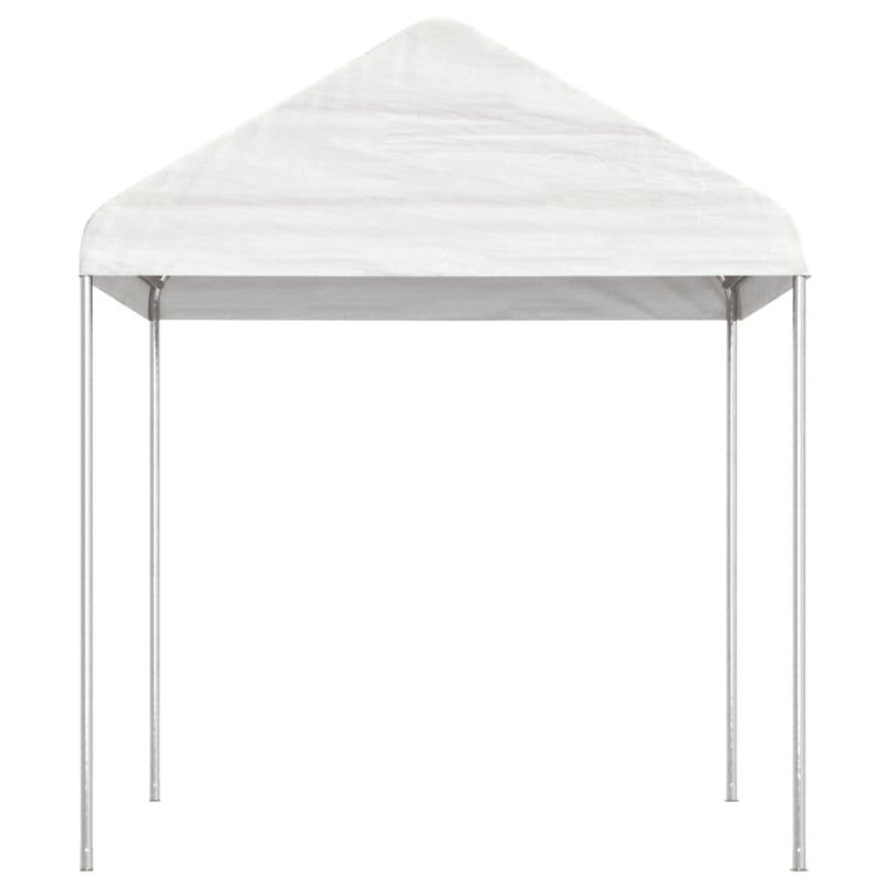 Afbeelding laden in galerijviewer, VidaXL Prieel met dak 11,15x2,28x2,69 m polyetheen wit
