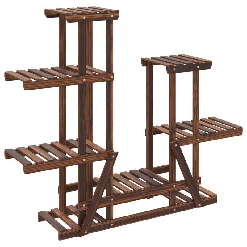 Afbeelding laden in galerijviewer, Vidaxl plantenstandaard 95x25x96 cm massief vurenhout

