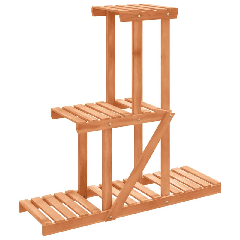 Afbeelding laden in galerijviewer, Vidaxl plantenstandaard 81x25x75,5 cm massief vurenhout
