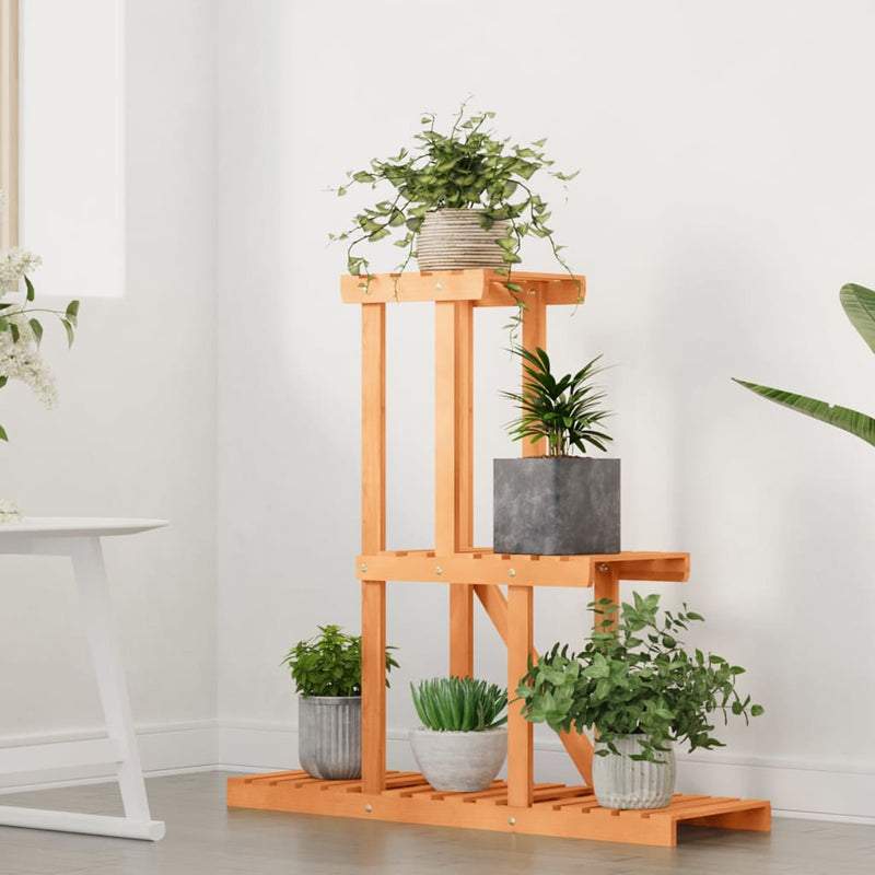 Afbeelding laden in galerijviewer, Vidaxl plantenstandaard 81x25x75,5 cm massief vurenhout
