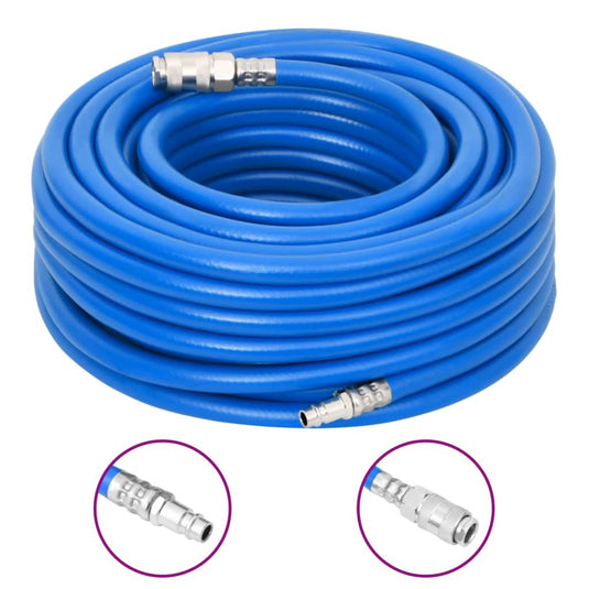 VidaXL Luchtslang 0,7'' 100 m PVC blauw