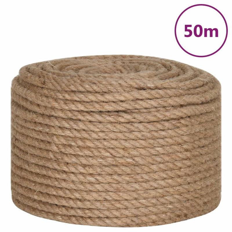 Afbeelding laden in galerijviewer, Vidaxl touw 50 m lang 12 mm dik jute
