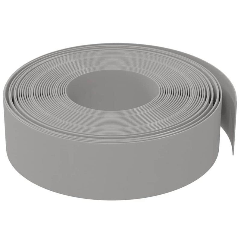 Afbeelding laden in galerijviewer, Vidaxl tuinrand 10 m 15 cm polyetheen grijs

