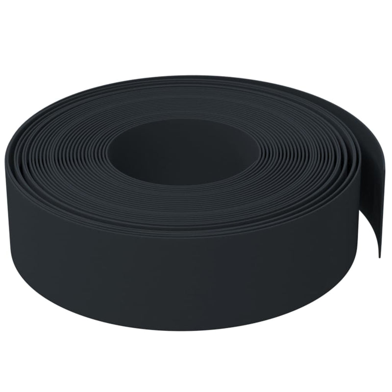 Afbeelding laden in galerijviewer, Vidaxl tuinrand 10 m 15 cm polyetheen zwart
