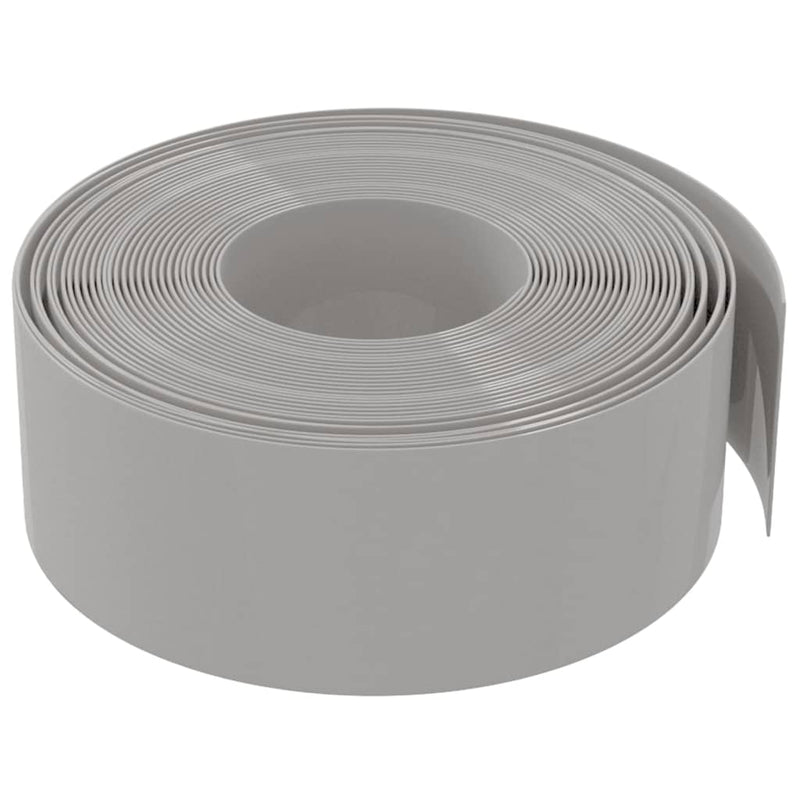 Afbeelding laden in galerijviewer, Vidaxl tuinrand 10 m 20 cm polyetheen grijs
