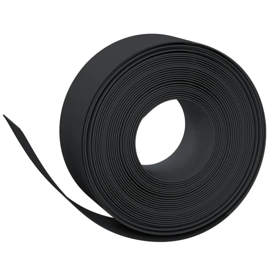 Vidaxl tuinrand 10 m 20 cm polyetheen zwart
