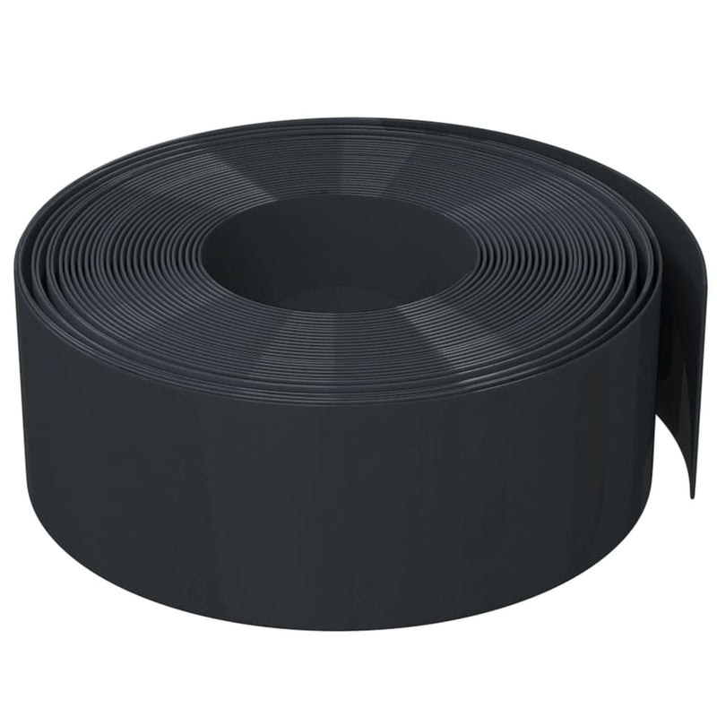 Afbeelding laden in galerijviewer, Vidaxl tuinrand 10 m 20 cm polyetheen zwart
