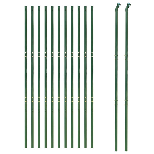 VidaXL Gaashek 1,6x25 m groen