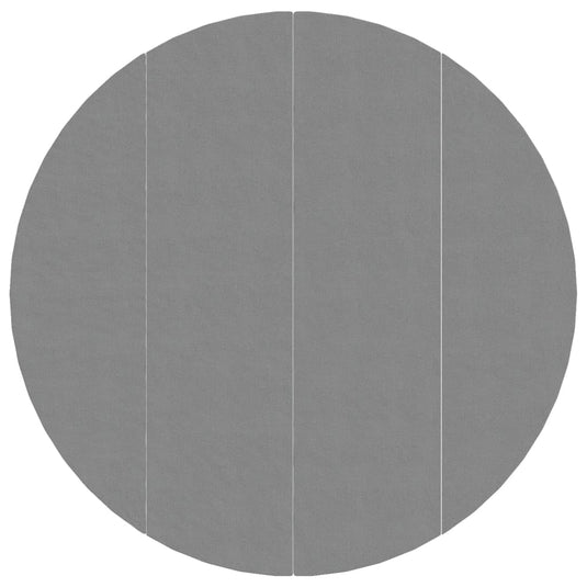 Vidaxl zwembadgrondzeil ø500 cm polyester geotextiel lichtgrijs