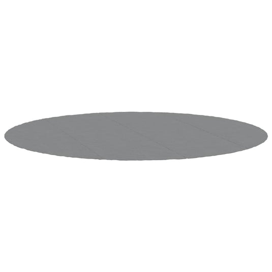 Vidaxl zwembadgrondzeil ø500 cm polyester geotextiel lichtgrijs