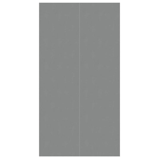 Vidaxl zwembadgrondzeil 420x220 cm polyester geotextiel lichtgrijs
