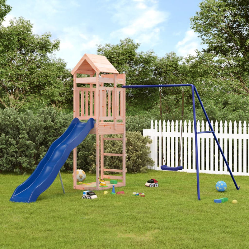 Afbeelding laden in galerijviewer, VidaXL Speelhuis massief douglashout
