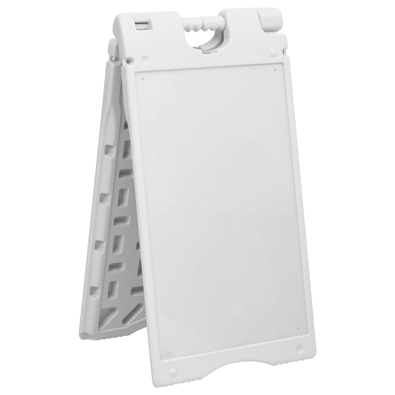 Afbeelding laden in galerijviewer, Vidaxl sandwichbord 45x7x84,5 cm hdpe grijs
