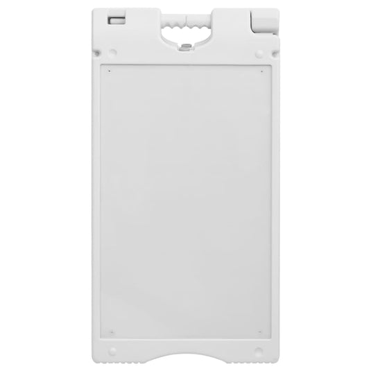 Vidaxl sandwichbord 45x7x84,5 cm hdpe grijs
