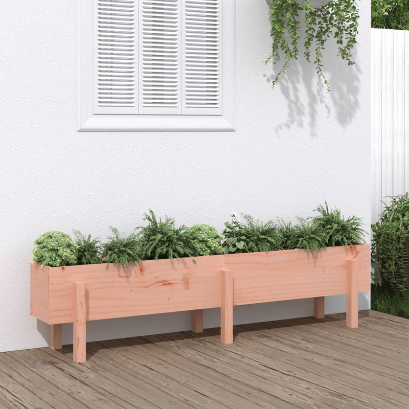 Afbeelding laden in galerijviewer, Vidaxl plantenbak verhoogd 160x30x38 cm massief douglashout
