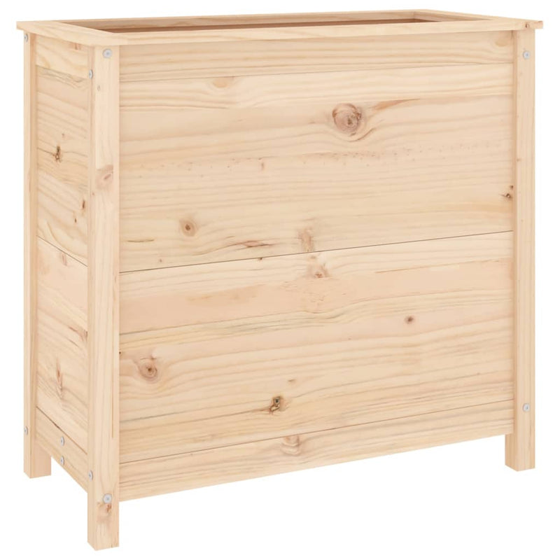 Afbeelding laden in galerijviewer, Vidaxl plantenbak 82,5x40x78 cm massief grenenhout
