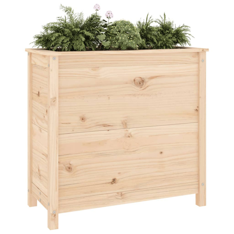 Afbeelding laden in galerijviewer, Vidaxl plantenbak 82,5x40x78 cm massief grenenhout
