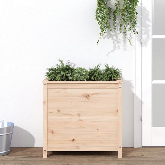 Vidaxl plantenbak 82,5x40x78 cm massief grenenhout