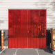 Vidaxl deurgordijn 200x1,6 mm 25 m pvc rood