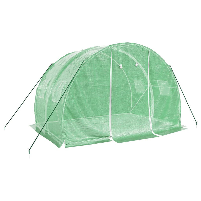 Afbeelding laden in galerijviewer, Vidaxl tuinkas met stalen frame 6 m² 3x2x2 m

