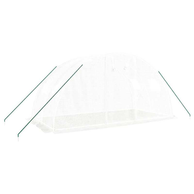 Afbeelding laden in galerijviewer, Vidaxl tuinkas met stalen frame 8 m² 4x2x2 m
