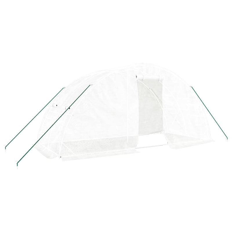Afbeelding laden in galerijviewer, Vidaxl tuinkas met stalen frame 10 m² 5x2x2,3 m
