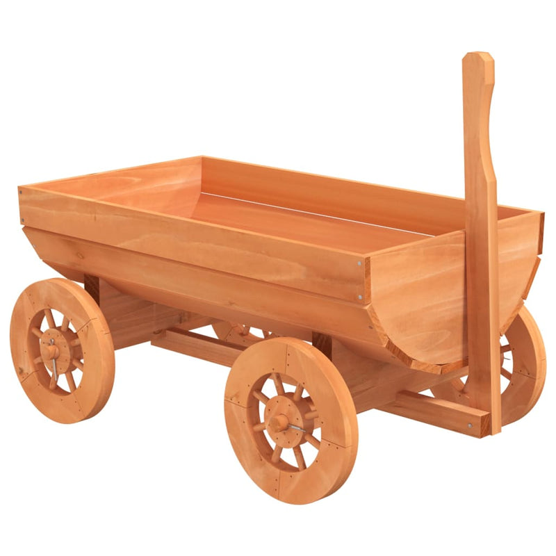 Afbeelding laden in galerijviewer, Vidaxl wagen decoratief 70x43x54 cm massief vurenhout
