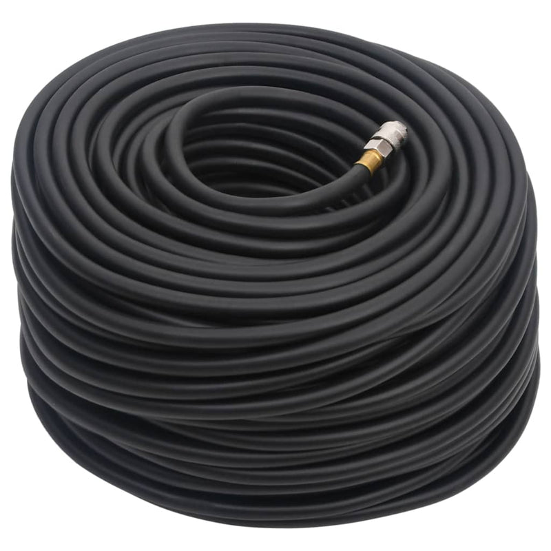 Afbeelding laden in galerijviewer, Vidaxl luchtslang hybride 0,6'' 50 m rubber en pvc zwart
