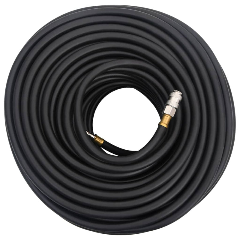 Afbeelding laden in galerijviewer, Vidaxl luchtslang hybride 0,6'' 50 m rubber en pvc zwart
