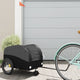 Vidaxl fietstrailer 30 kg ijzer zwart