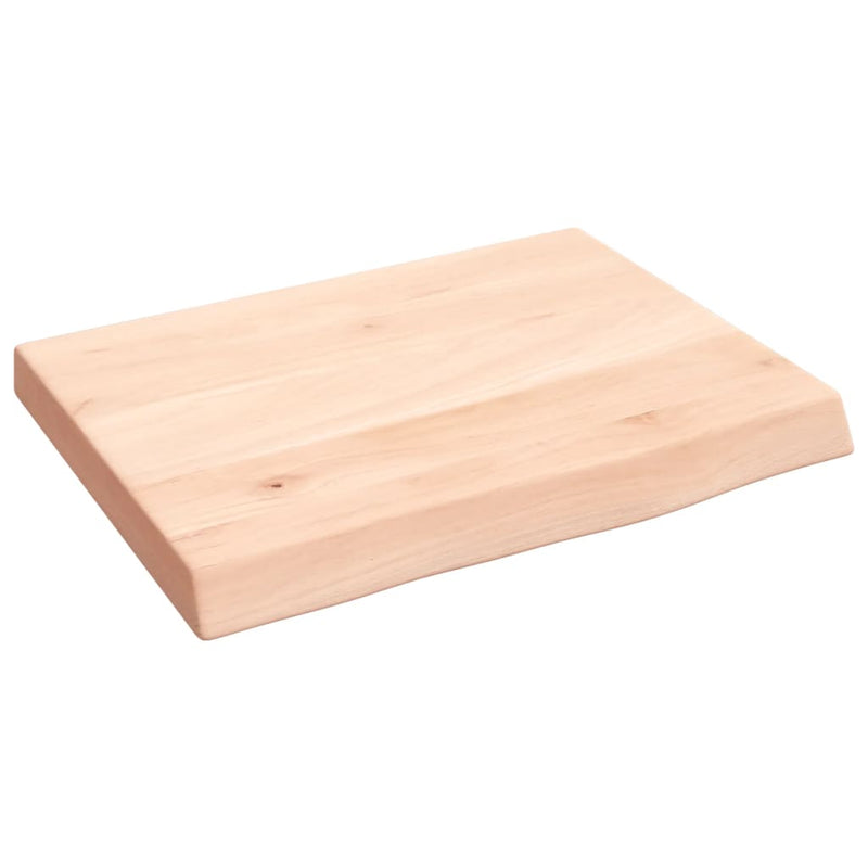 Afbeelding laden in galerijviewer, Vidaxl wastafelblad 40x30x(2-4) cm onbehandeld massief hout
