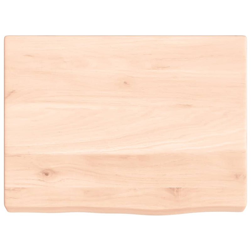 Afbeelding laden in galerijviewer, Vidaxl wastafelblad 40x30x(2-4) cm onbehandeld massief hout
