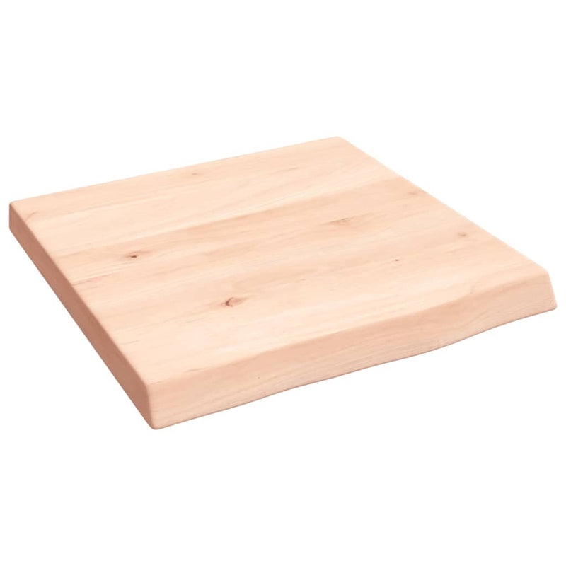 Afbeelding laden in galerijviewer, Vidaxl wastafelblad 40x40x(2-4) cm onbehandeld massief hout
