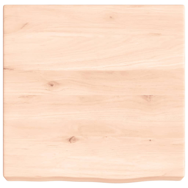 Afbeelding laden in galerijviewer, Vidaxl wastafelblad 40x40x(2-6) cm onbehandeld massief hout
