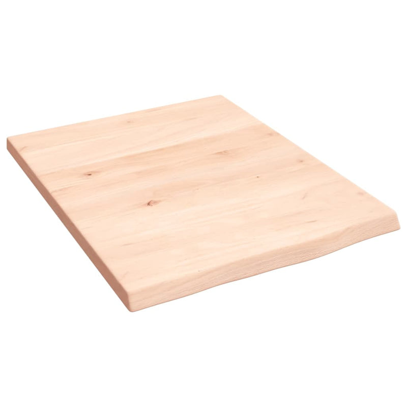Afbeelding laden in galerijviewer, Vidaxl wastafelblad 40x50x2 cm onbehandeld massief hout
