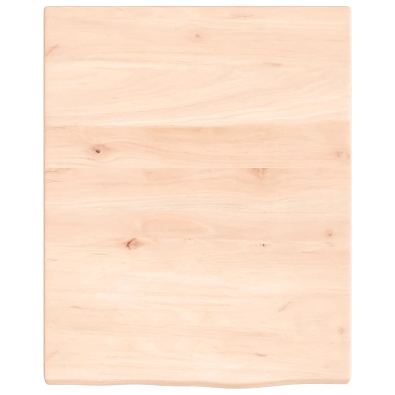 Afbeelding laden in galerijviewer, Vidaxl wastafelblad 40x50x2 cm onbehandeld massief hout

