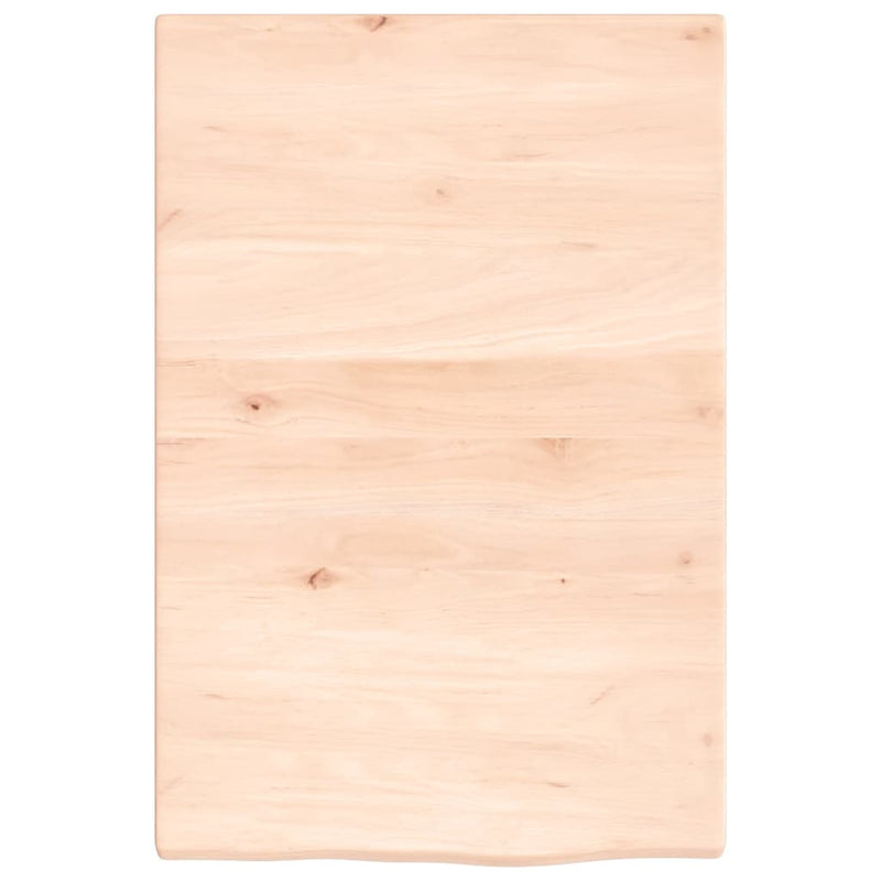 Afbeelding laden in galerijviewer, Vidaxl wastafelblad 40x60x2 cm onbehandeld massief hout
