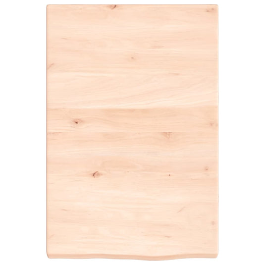 Vidaxl wastafelblad 40x60x(2-4) cm onbehandeld massief hout