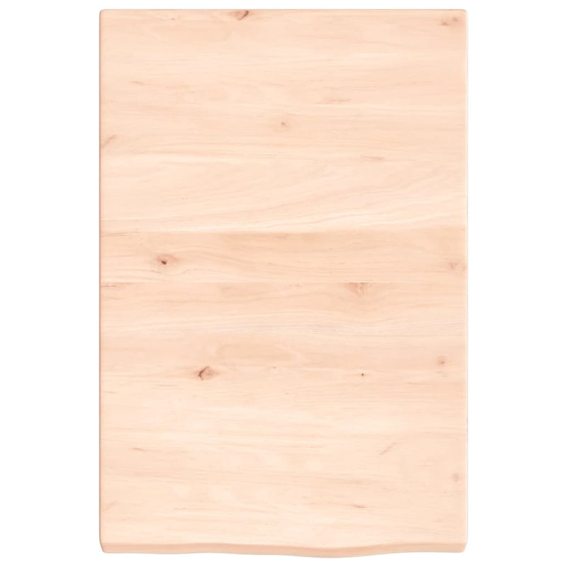 Afbeelding laden in galerijviewer, Vidaxl wastafelblad 40x60x(2-4) cm onbehandeld massief hout
