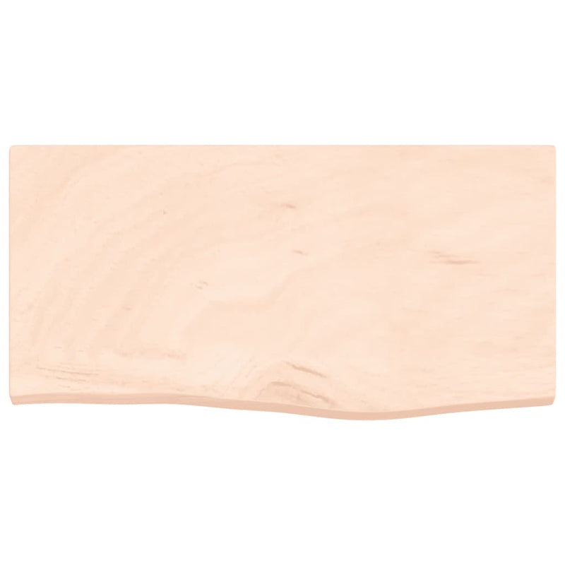 Afbeelding laden in galerijviewer, Vidaxl wastafelblad 60x30x(2-4) cm onbehandeld massief hout
